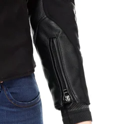 Dainese IPERATTIVA - MOTORRADJACKE AUS LEDER UND STOFF FÜR DAMEN BLACK/BLACK Online