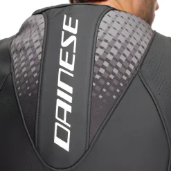Dainese LAGUNA SECA 6 - EINTEILIGER PERFORIERTER LEDERANZUG HERREN BLACK/WHITE/ANTHRACITE New