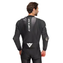 Dainese LAGUNA SECA 6 - EINTEILIGER PERFORIERTER LEDERANZUG HERREN BLACK/WHITE/ANTHRACITE Hot