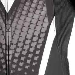 Dainese LAGUNA SECA 6 - EINTEILIGER PERFORIERTER LEDERANZUG HERREN BLACK/WHITE/ANTHRACITE Hot