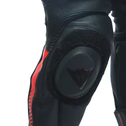 Dainese LAGUNA SECA 5 2PCS LEATHER SUIT BLACK/ANTHRACITE/FLUO-RED New