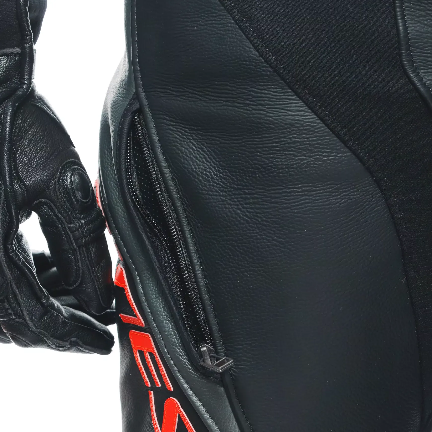 Dainese LAGUNA SECA 5 2PCS LEATHER SUIT BLACK/ANTHRACITE/FLUO-RED New