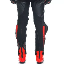 Dainese LAGUNA SECA 5 2PCS LEATHER SUIT BLACK/ANTHRACITE/FLUO-RED New