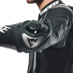 Dainese LAGUNA SECA 5 2PCS LEATHER SUIT PERF. BLACK/BLACK/WHITE