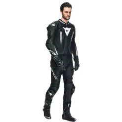 Dainese LAGUNA SECA 5 2PCS LEATHER SUIT PERF. BLACK/BLACK/WHITE