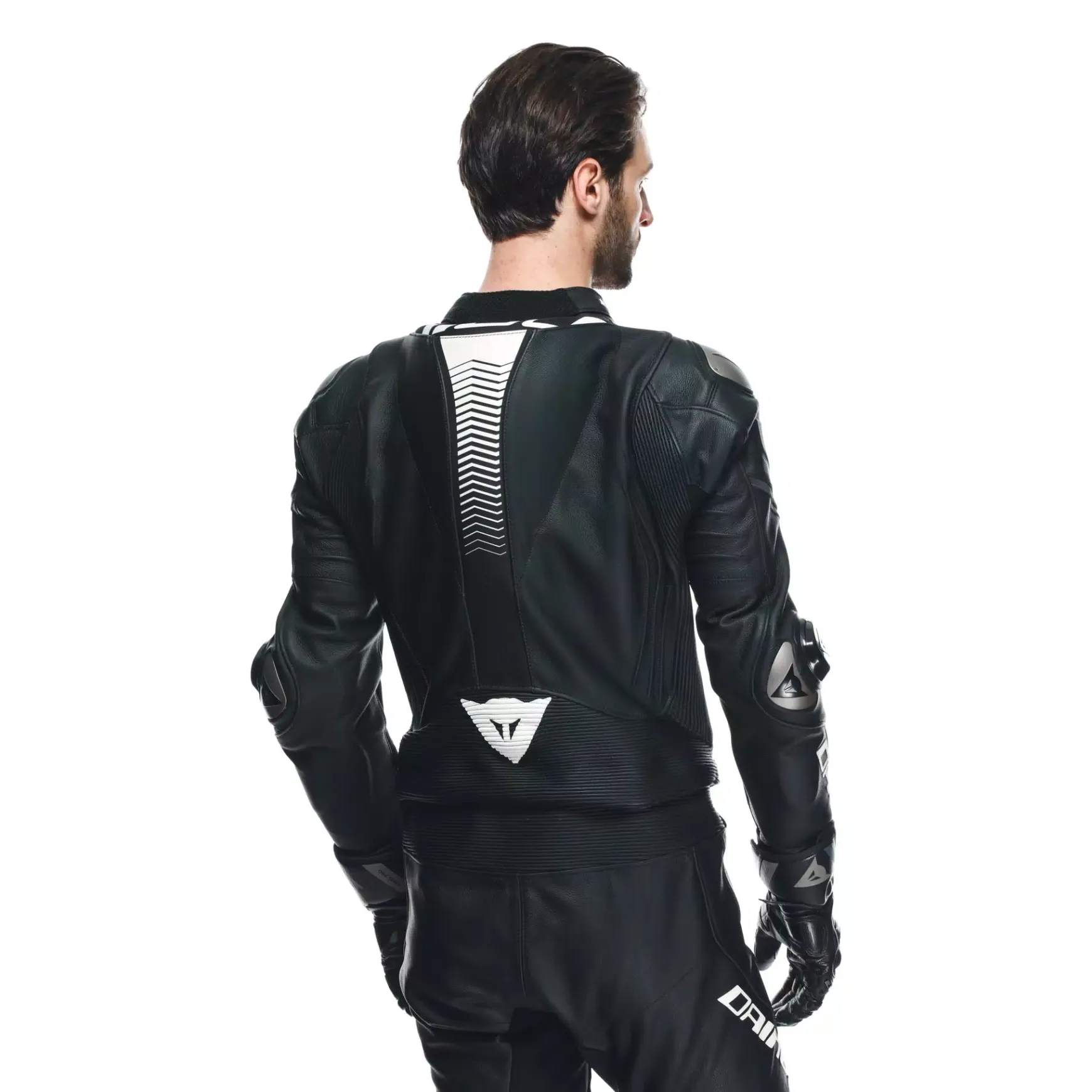 Dainese LAGUNA SECA 5 2PCS LEATHER SUIT PERF. BLACK/BLACK/WHITE