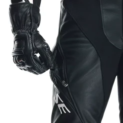 Dainese LAGUNA SECA 5 2PCS LEATHER SUIT BLACK/BLACK/WHITE Sale