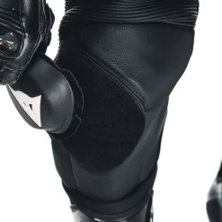 Dainese LAGUNA SECA 5 2PCS LEATHER SUIT BLACK/BLACK/WHITE Sale