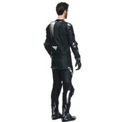Dainese LAGUNA SECA 5 2PCS LEATHER SUIT BLACK/BLACK/WHITE Sale