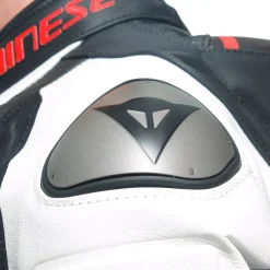 Dainese LAGUNA SECA 5 2PCS LEATHER SUIT BLACK/WHITE/LAVA-RED Online