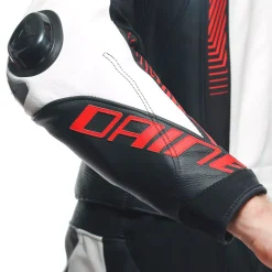 Dainese LAGUNA SECA 5 2PCS LEATHER SUIT BLACK/WHITE/LAVA-RED Online