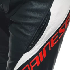 Dainese LAGUNA SECA 5 2PCS LEATHER SUIT BLACK/WHITE/LAVA-RED Online