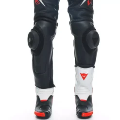 Dainese LAGUNA SECA 5 2PCS LEATHER SUIT BLACK/WHITE/LAVA-RED Online