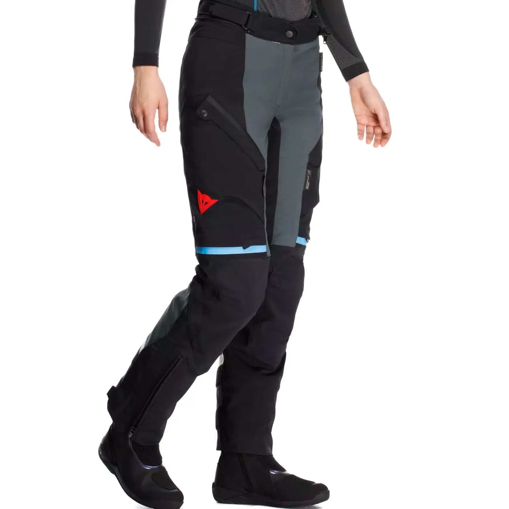 Dainese MANGEN ABSØLUTESHELL™ PRO - TOURING-MOTORENHOSEN DAMEN EBONY/BLACK Outlet