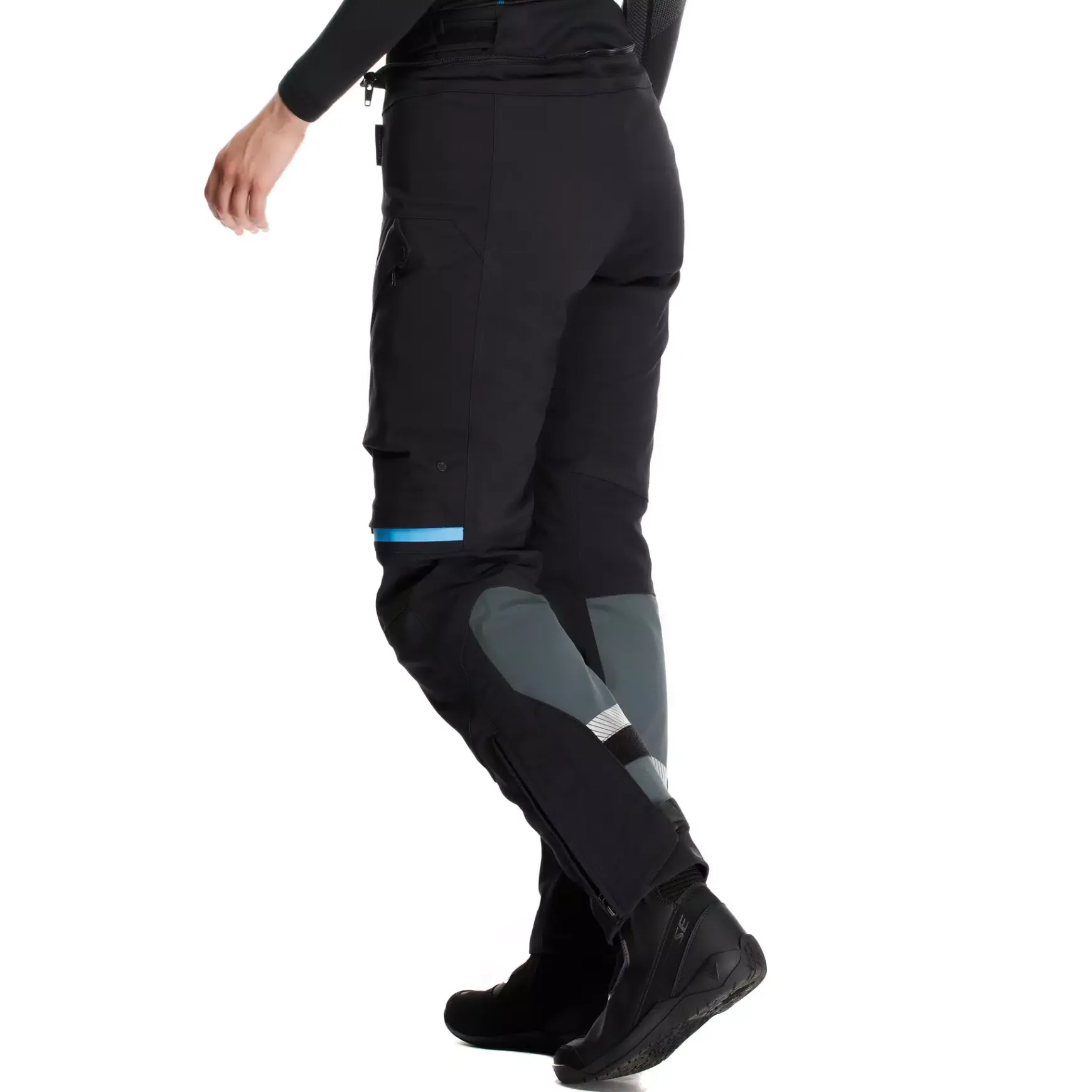 Dainese MANGEN ABSØLUTESHELL™ PRO - TOURING-MOTORENHOSEN DAMEN EBONY/BLACK Outlet