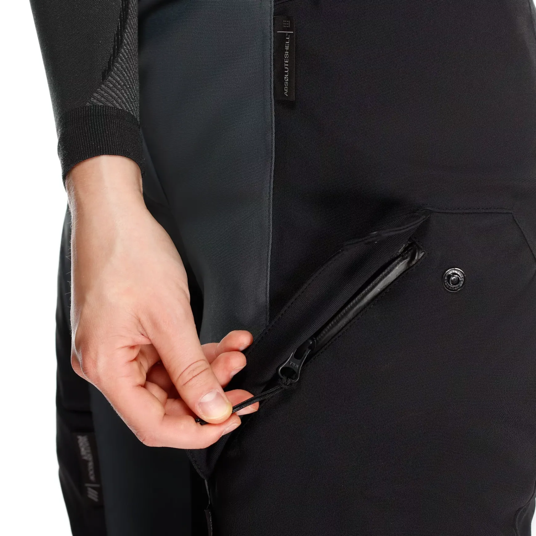 Dainese MANGEN ABSØLUTESHELL™ PRO - TOURING-MOTORENHOSEN DAMEN EBONY/BLACK Outlet