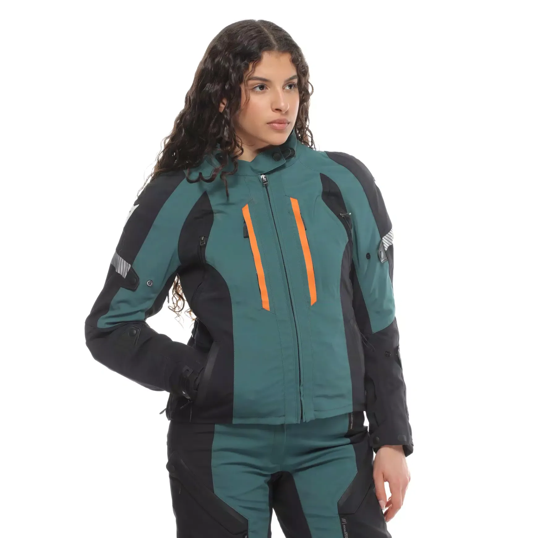 Dainese MANGEN ABSØLUTESHELL™ PRO - TOURING-MOTORRADJACKE DAMEN DARK SEA/BLACK Hot
