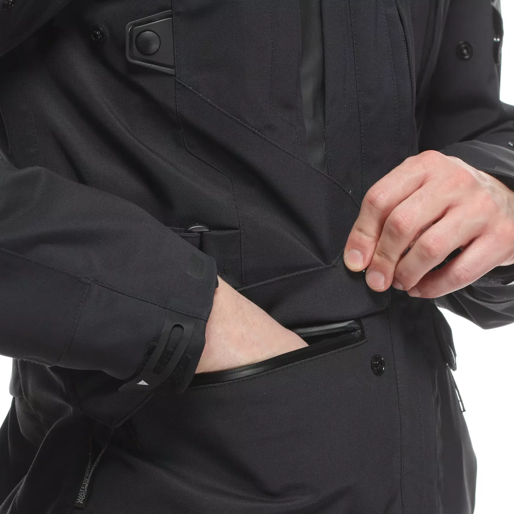 Dainese MANGEN ABSØLUTESHELL PRO JACKET S/T BLACK/BLACK Sale