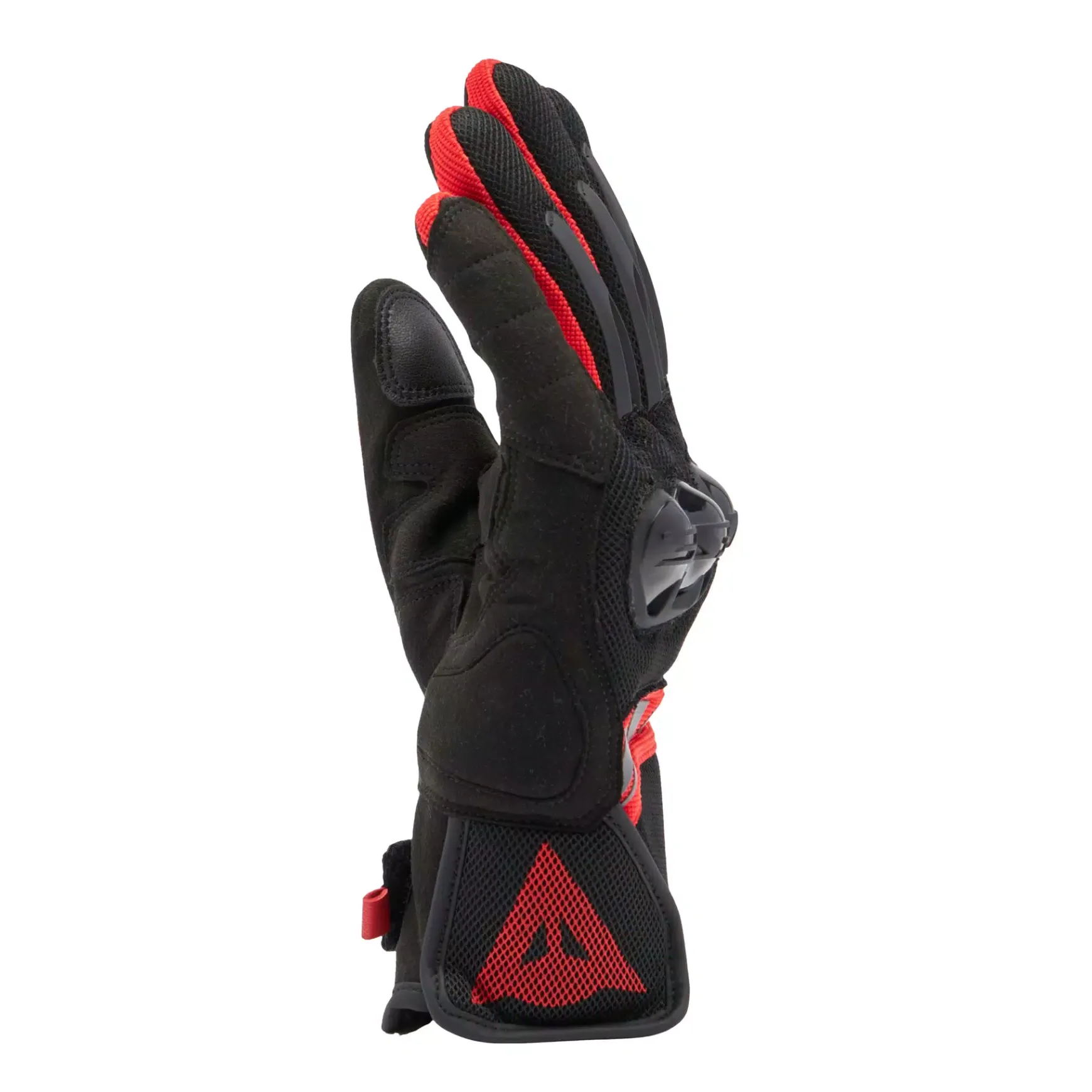 Dainese MIG 3 AIR TEX GLOVES BLACK/RED-LAVA