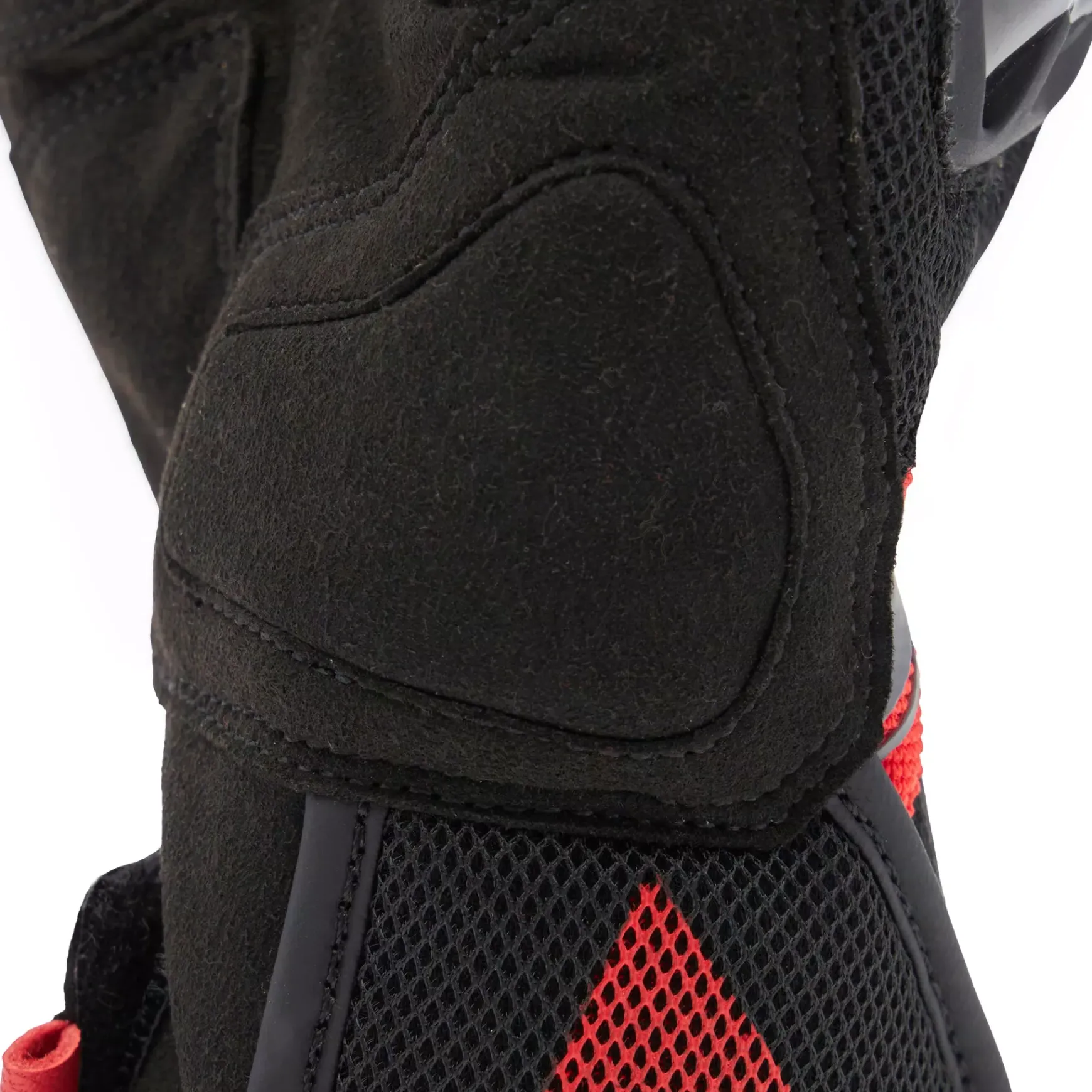 Dainese MIG 3 AIR TEX GLOVES BLACK/RED-LAVA