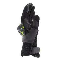 Dainese MIG 3 UNISEX LEATHER GLOVES BLACK/ANTHRACITE/YELLOW-FLUO