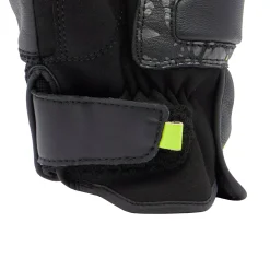 Dainese MIG 3 UNISEX LEATHER GLOVES BLACK/ANTHRACITE/YELLOW-FLUO