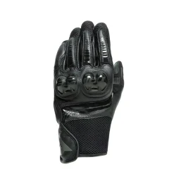 Dainese MIG 3 UNISEX LEATHER GLOVES BLACK/BLACK New
