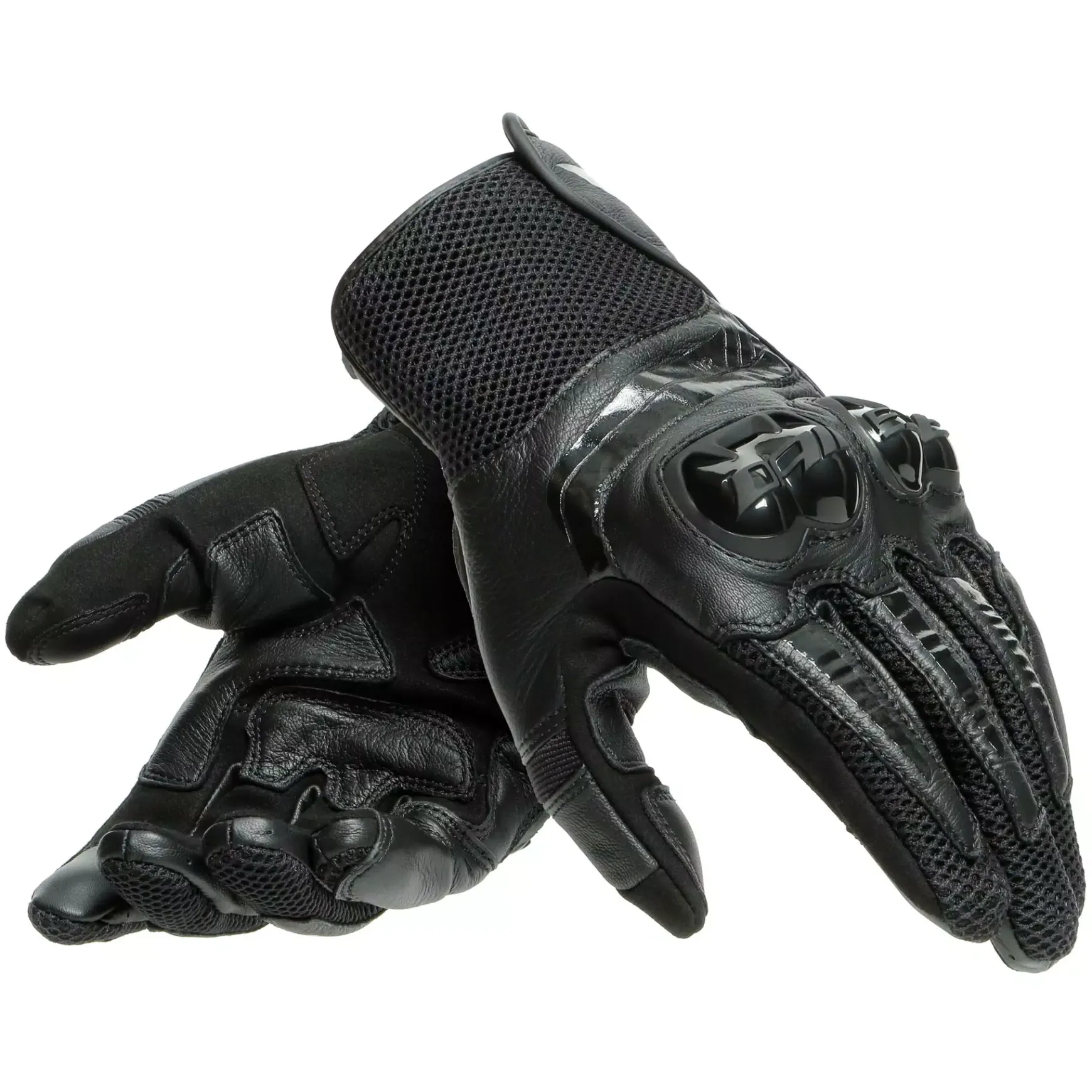 Dainese MIG 3 UNISEX LEATHER GLOVES BLACK/BLACK New