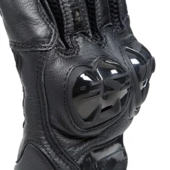 Dainese MIG 3 UNISEX LEATHER GLOVES BLACK/BLACK New