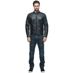 Dainese MIKE 3 LEATHER JACKET BLACK New