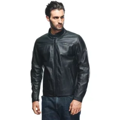 Dainese MIKE 3 LEATHER JACKET BLACK New