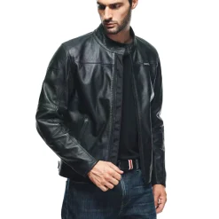 Dainese MIKE 3 LEATHER JACKET BLACK New
