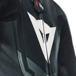 Dainese MISANO 3 PERF. D-AIR® 1PC LEATHER SUIT BLACK/ANTHRACITE/FLUO-YELLOW Best