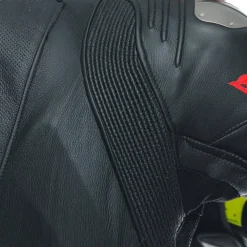 Dainese MISANO 3 PERF. D-AIR® 1PC LEATHER SUIT BLACK/ANTHRACITE/FLUO-YELLOW Best