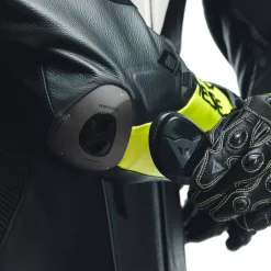 Dainese MISANO 3 PERF. D-AIR® 1PC LEATHER SUIT BLACK/ANTHRACITE/FLUO-YELLOW Best