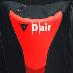 Dainese MISANO 3 PERF. D-AIR® 1PC LEATHER SUIT WMN BLACK/RED/FLUO-RED Outlet