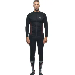 Dainese NO WIND THERMO LS BLACK/RED Hot