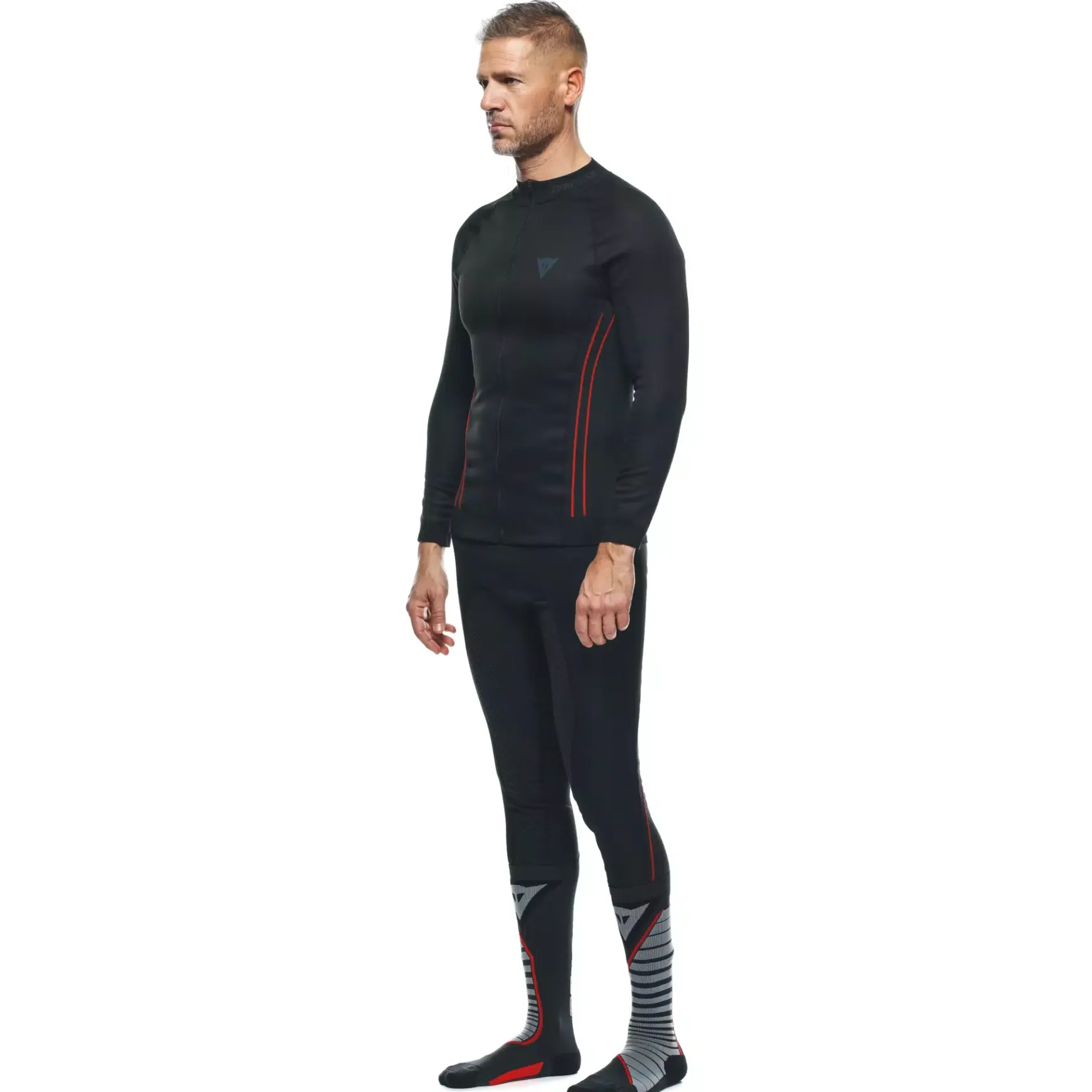 Dainese NO WIND THERMO LS BLACK/RED Hot