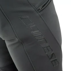Dainese PONY 3 S/T LEATHER PANTS BLACK-MATT Hot