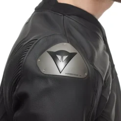 Dainese RACING 5 - MOTORRAD LEDERJACKE HERREN - GRÖSSE SHORT/TALL (S/T) BLACK/BLACK/BLACK Sale