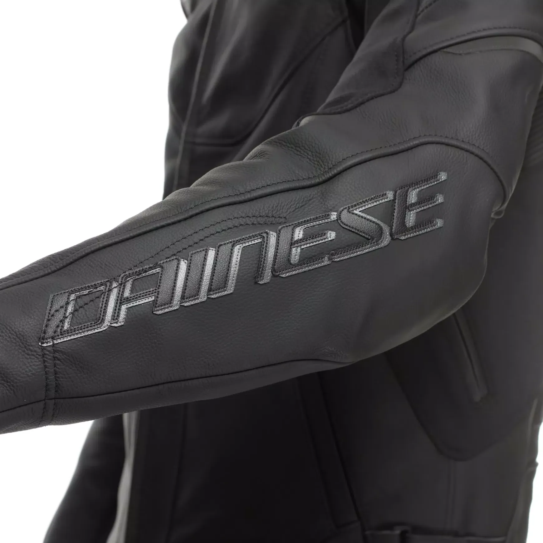 Dainese RACING 5 - MOTORRAD LEDERJACKE HERREN - GRÖSSE SHORT/TALL (S/T) BLACK/BLACK/BLACK Sale