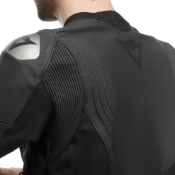 Dainese RACING 5 - MOTORRAD LEDERJACKE HERREN - GRÖSSE SHORT/TALL (S/T) BLACK/BLACK/BLACK Sale