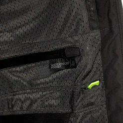 Dainese RACING 5 - MOTORRADLEDERJACKE HERREN BLACK/BLACK/RED-FLUO