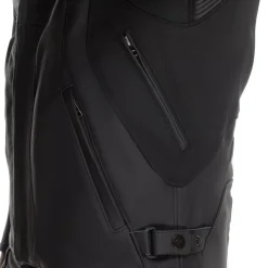 Dainese RACING 5 - MOTORRADLEDERJACKE HERREN BLACK/BLACK/RED-FLUO