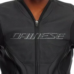 Dainese RACING 5 – PERFORIERTE LEDER-MOTORRADJACKE HERREN BLACK/BLACK/BLACK Sale