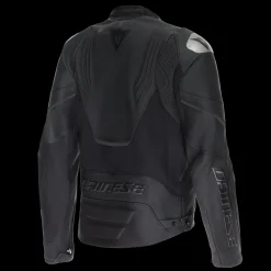 Dainese RACING 5 – PERFORIERTE LEDER-MOTORRADJACKE HERREN - GRÖSSE SHORT/TALL (S/T) BLACK/BLACK/BLACK Sale
