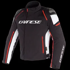 Dainese RACING 3 D-DRY® JACKET BLACK/WHITE/FLUO-RED Best