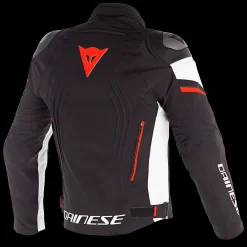 Dainese RACING 3 D-DRY® JACKET BLACK/WHITE/FLUO-RED Best