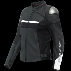 Dainese RAPIDA LADY LEATHER JACKET BLACK-MATT/BLACK-MATT/WHITE Online