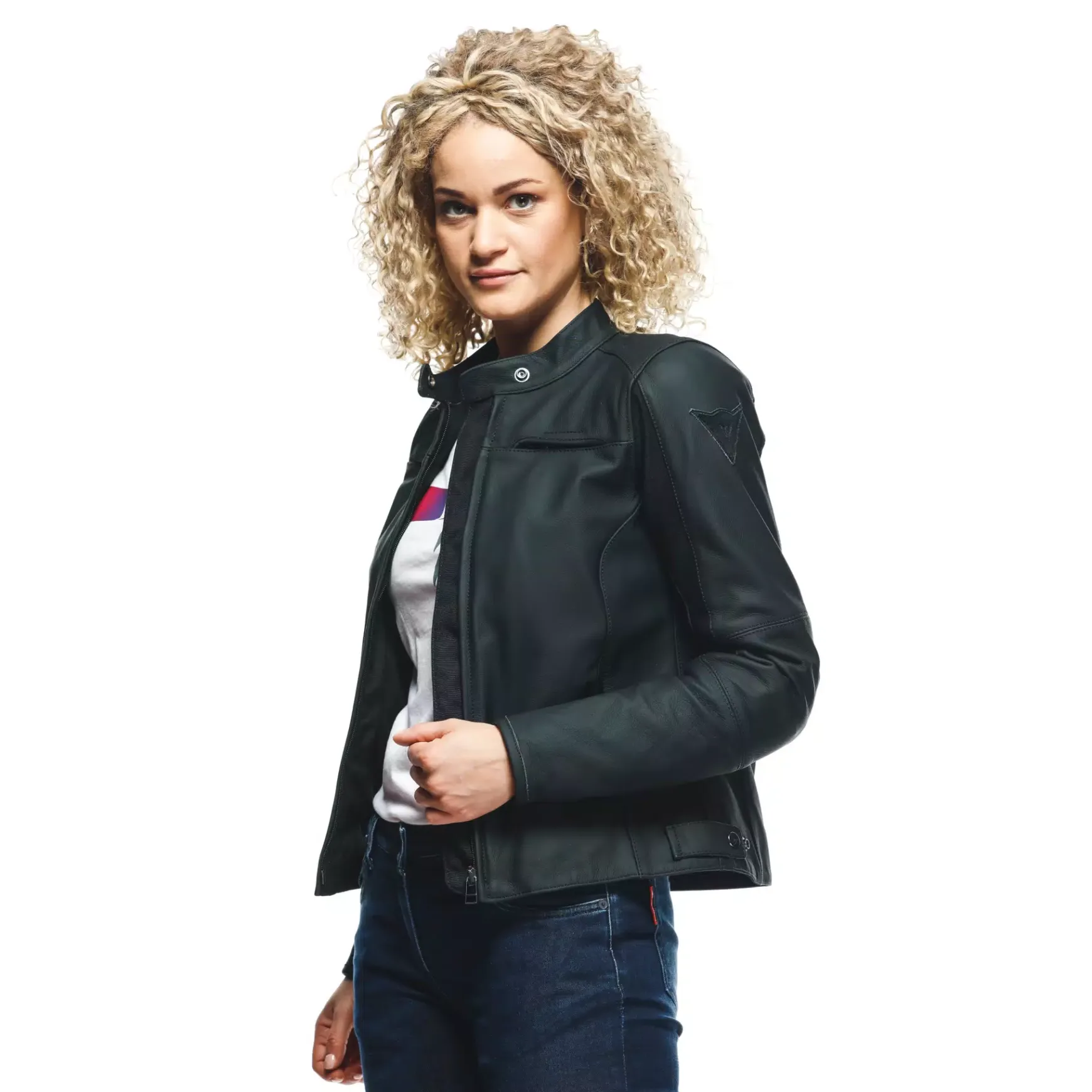 Dainese RAZON 2 LADY LEATHER JACKET BLACK Best